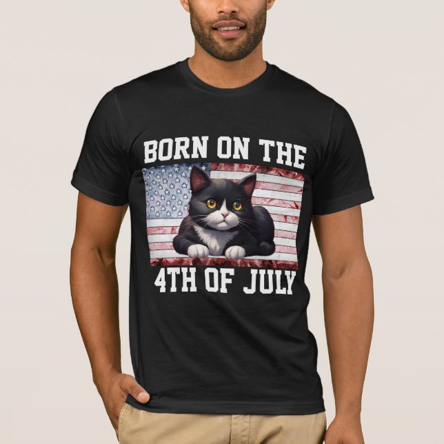 4 juillet T-SHIRTS CAT (Devant)