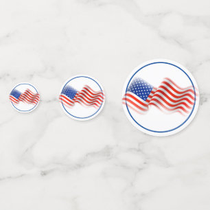 4 juillet Table Confetti