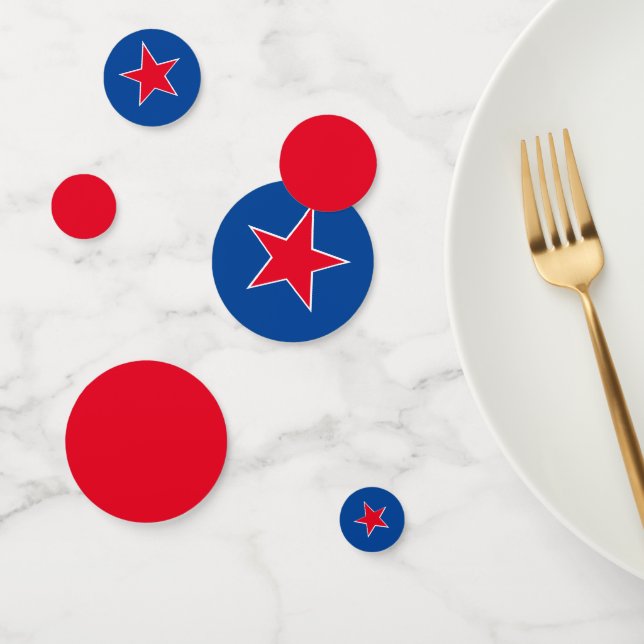 4 juillet Table Confetti (Groupe)