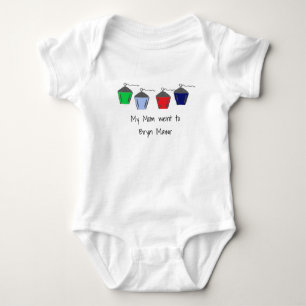 4 lanternes Maman Bryn Mawr body blanc bébé