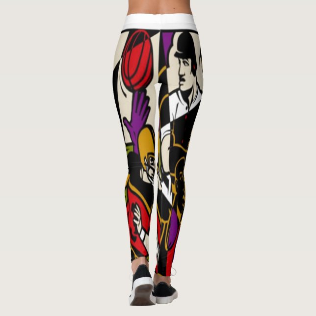 4 Leggings de sport (Dos)