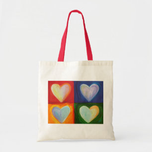 4 Love Hearts Art Sac fourre-tout inspirationnel