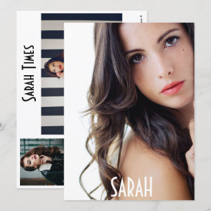 4 Modèle photo Modèle blanc de la carte à capuchon