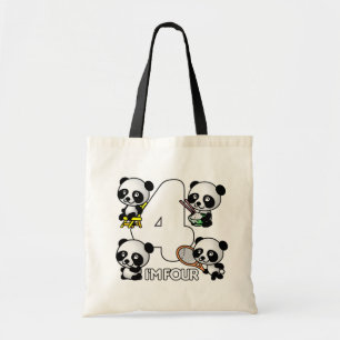 4 PANDAS sac - choisir style & couleur