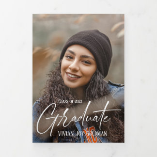 4 Photo Triplé Faire-part de diplôme