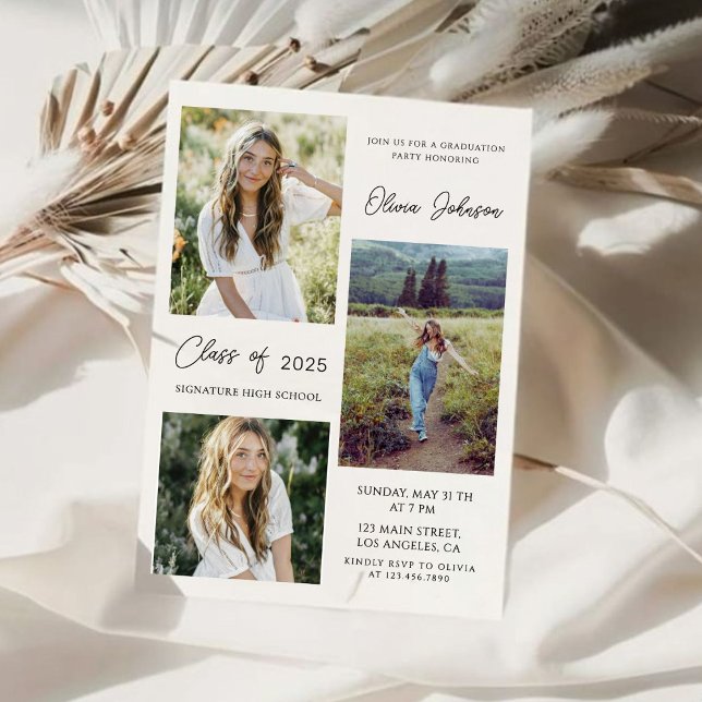 4 Photos Faire-part de diplôme (Créateur téléchargé)