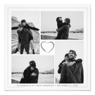 4 photos montage Agrandissement de photo d'anniver