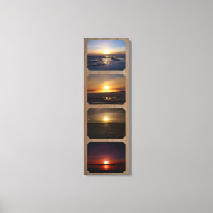 4 Photos Toile enroulée de 12 po x 36 po