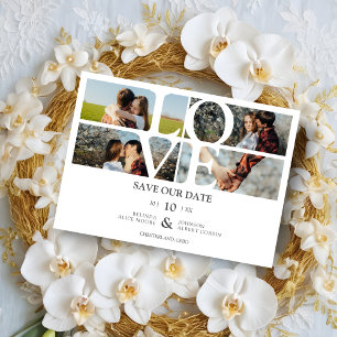 4 photos White Chic Trendy Collage Mariage Covid19