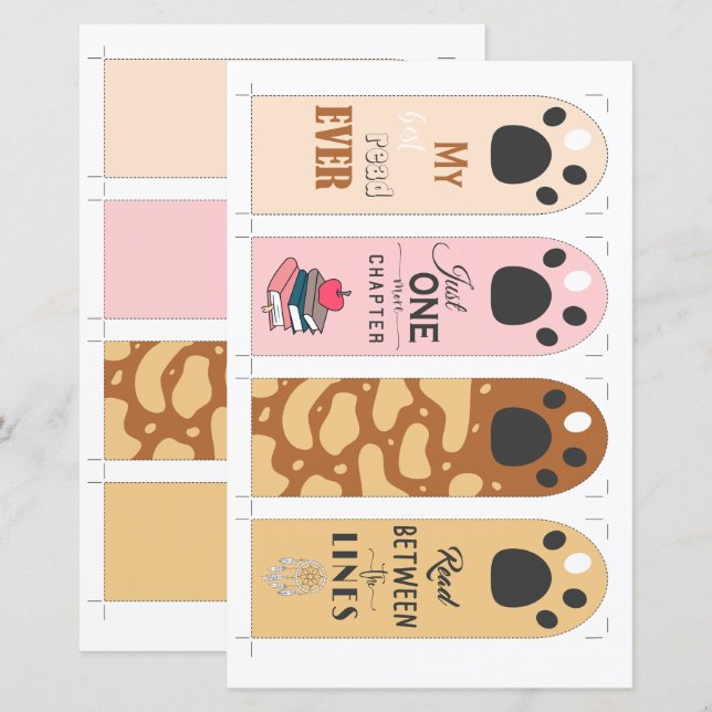 4 Signets à mâchoires découpés avec devis (Devant / Derrière)