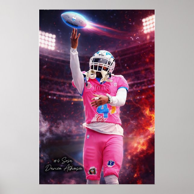 #4 Sosa Davien Atkinson Poster (Devant)