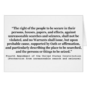 4e amendement de la Constitution des États-Unis