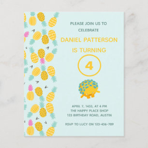 4e anniversaire Carte d'anniversaire garçon