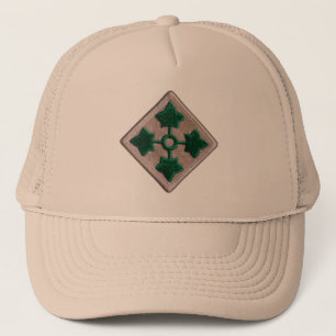 4e division d'infanterie Casquette de timbres pour