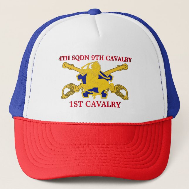 4ème CASQUETTE de CAVALERIE de 9ème CAVALERIE (Devant)