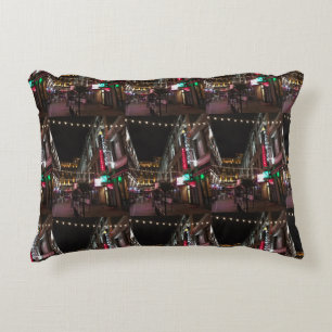 4ème rue est, coussin de photo de Cleveland, Ohio