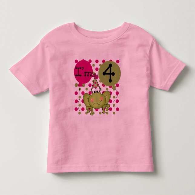 4èmes T-shirts et cadeaux d'anniversaire de (Devant)