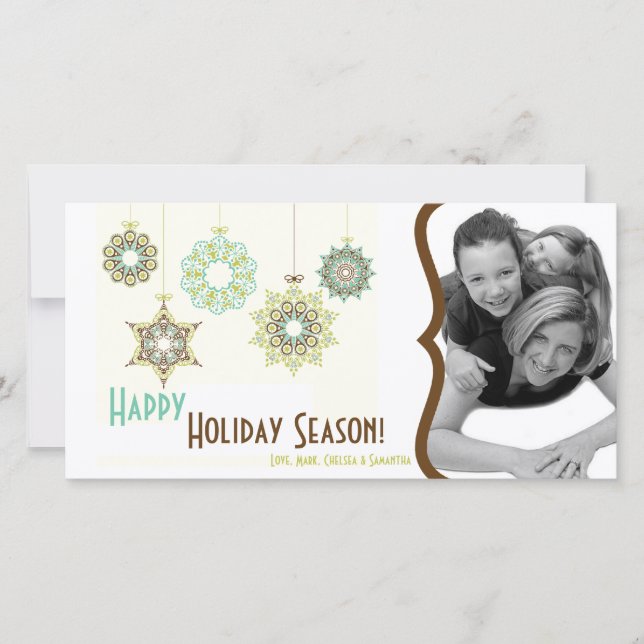 4x8 Nouvel An Réveillon Noël Carte photo (Devant)