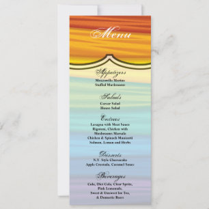 4x9.25 Cartes de menu lgbtq rainbow flag lesbienne