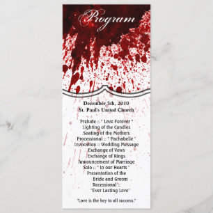 4x9.25 Cartes de programme Splastifiant Vampire Go