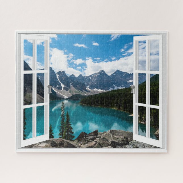 500 Pièce Mountain Scene Jigsaw Puzzle (Horizontal)