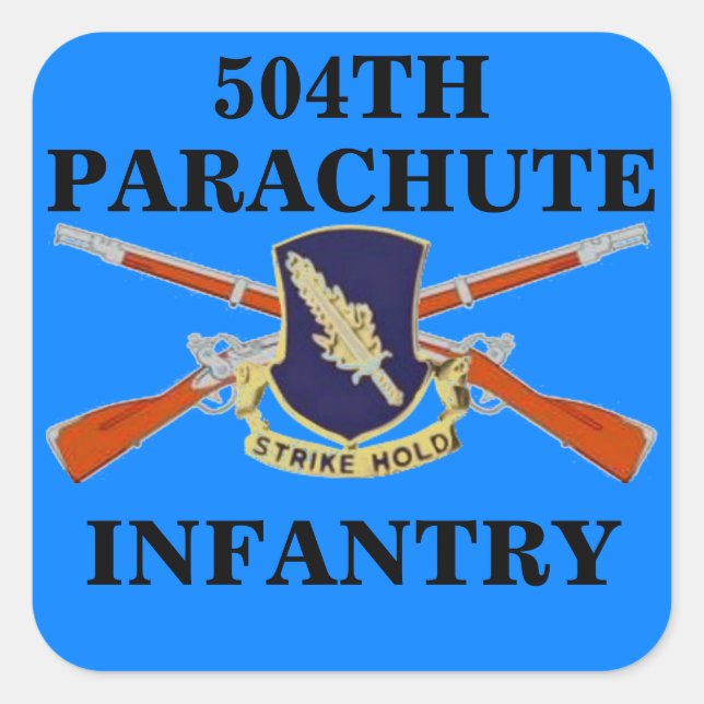 504E STICKERS D'INFANTERIE PARACHUTE (Devant)