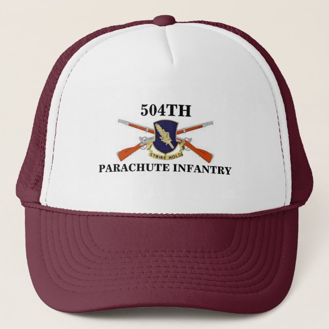 504TH CASQUETTE d'INFANTERIE de PARACHUTE (Devant)