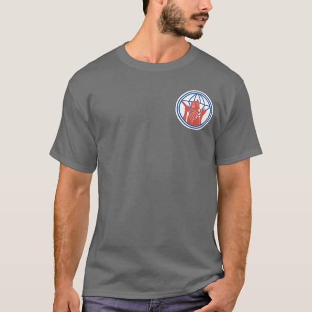 504th Correction de poche de PIR + T-shirts (Devant)
