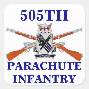 505E STICKERS D'INFANTERIE PARACHUTE