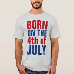 50 ans. 4 juillet t-shirts d'anniversaire