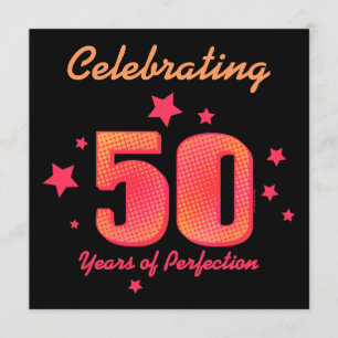 50 ans de perfection Invitation d'anniversaire per