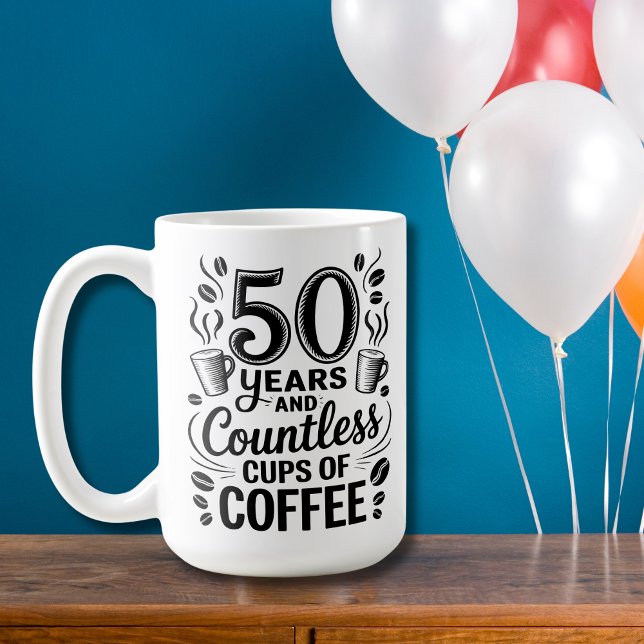 50 ans et d'innombrables tasses de café  (Créateur téléchargé)