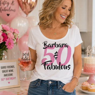 50 ans et Fabuleux Fête d'anniversaire personnalis