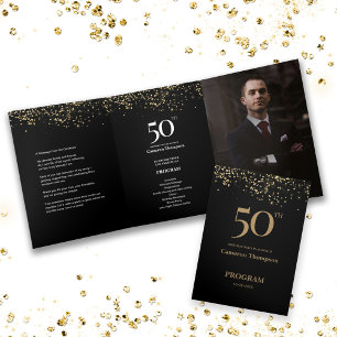 50 ans et fabuleux Programme d'anniversaire mascul