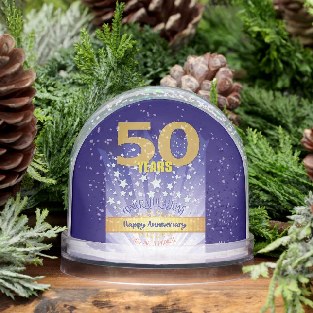 50 ans Sober Recovery Anniversaire Bold Numéros (Hiver)