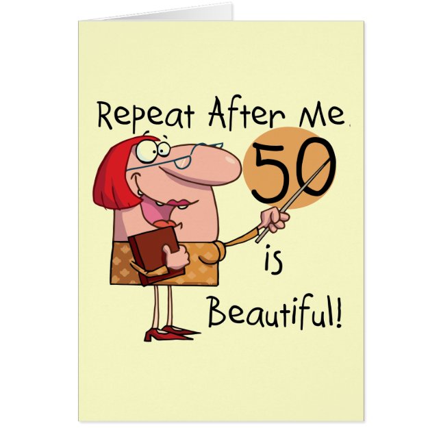50 est de beaux T-shirts et cadeaux (Devant)