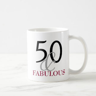 50 et cinquantième tasse fabuleuse de cadeau