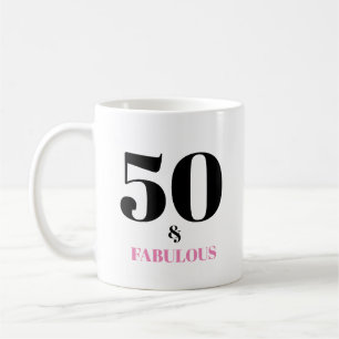 50 et fabuleuse Mug rose