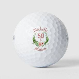 50 et fabuleuses balles de golf 50e anniversaire