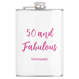 50 et fabuleux 50e flacon moderne rose