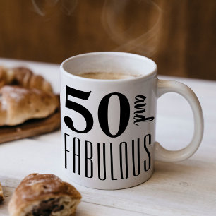 50 et fabuleux cadeau d'anniversaire Mug