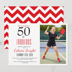 50 et Fabuleux Invitation pour une fête d'annive