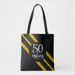 50 et fabuleux Sac fourre-tout noir et or