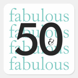 50 et fabuleux Stickers Anniversaire