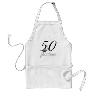 50 et tablier fabuleux de fête d'anniversaire
