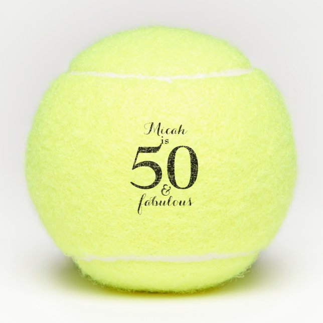 50 & Fabuleux balle de tennis personnalisée (Devant)