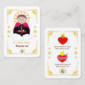 50 Mini Bl. Fulton Sheen Cartes Saintes