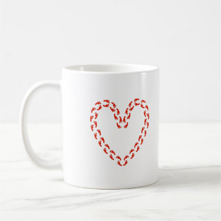 50 pieds de tasse de rouge d'amour
