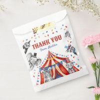 50 Sacs Circus Favor | Sacs de traitement de cirqu