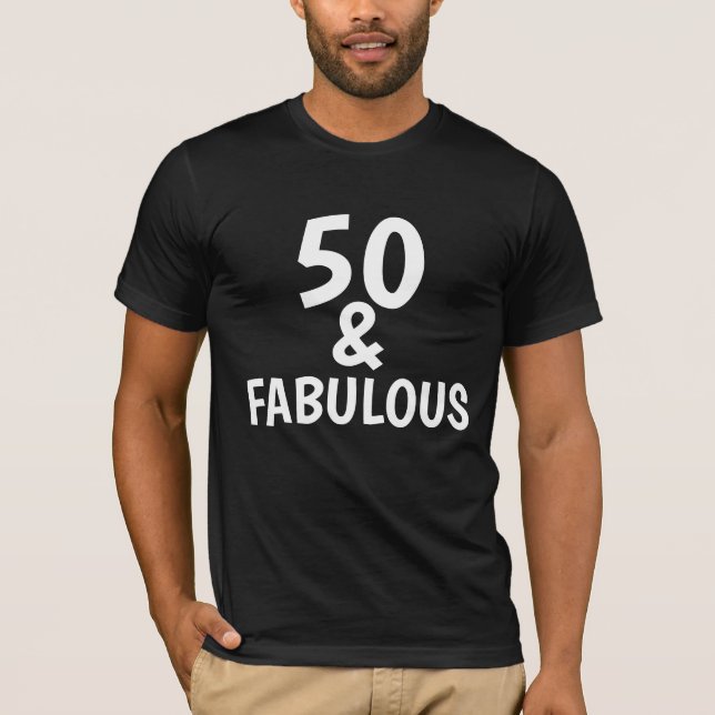 50 T-SHIRTS D'ANNIVERSAIRE FABULEUX (Devant)
